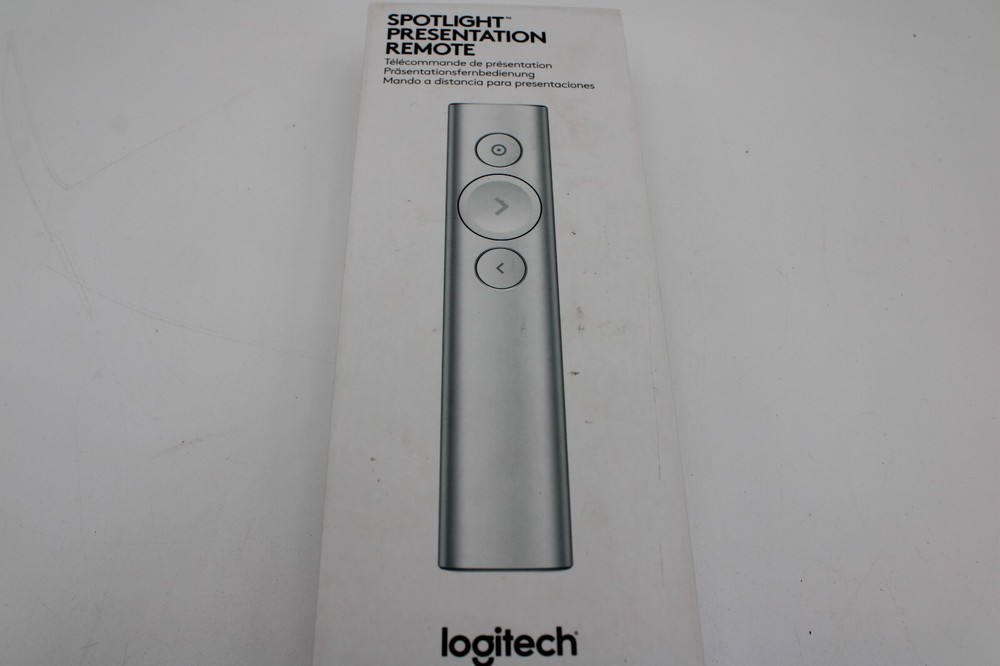 Logitech Spotlight Presentation Remote Bluetooth/RF USB 30 m Silver
