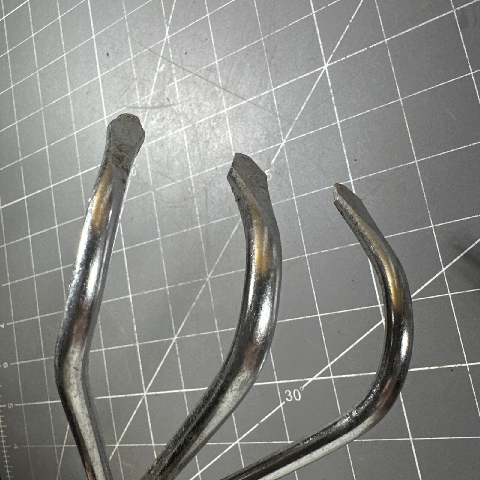 Vintage AMES USA Steel Hand Cultivator Wood Handle PLANTING Gardening