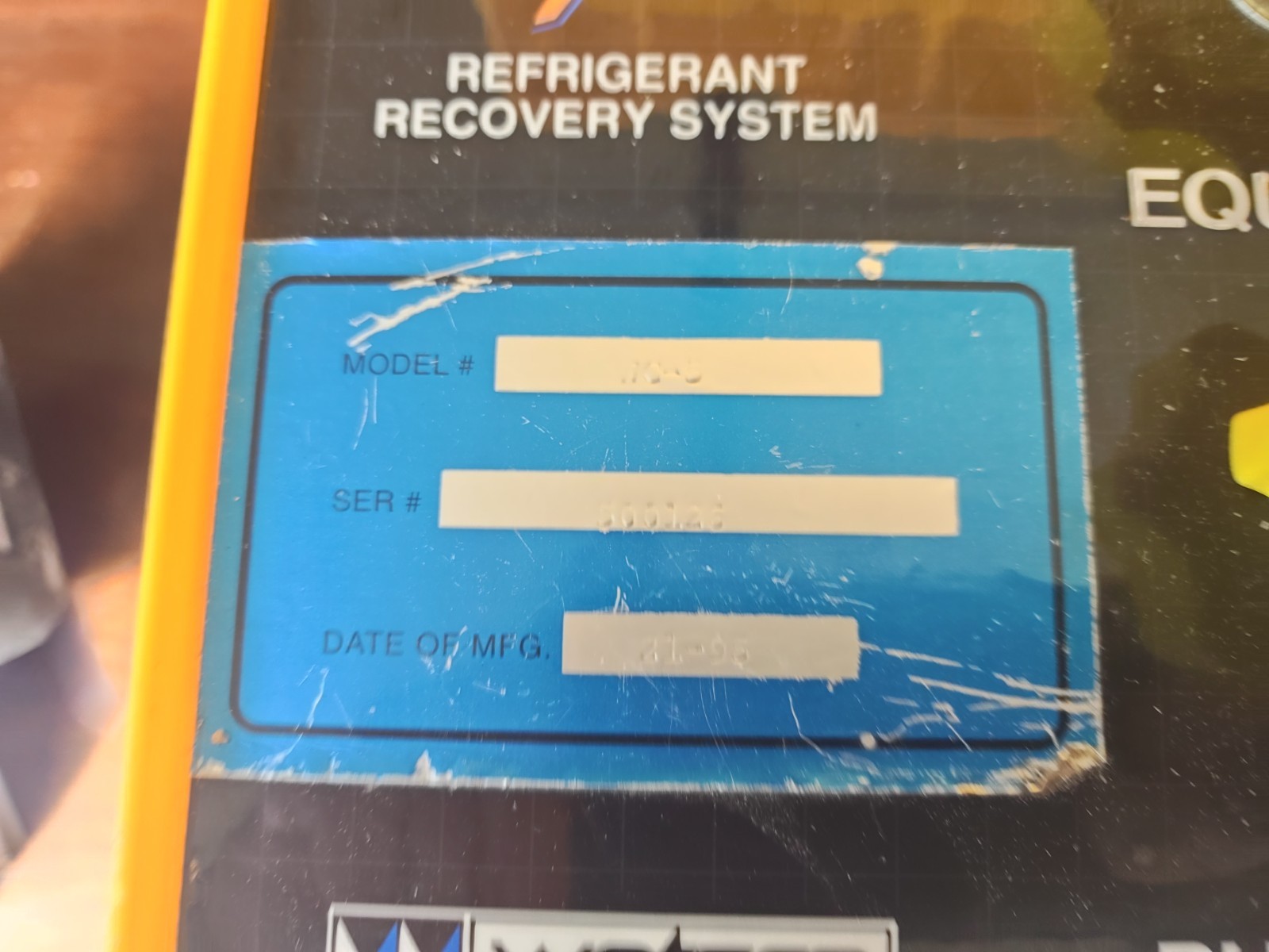 WATSCO MICRO FLASH REFRIGERANT RECOVERY SYSTEM WC-5