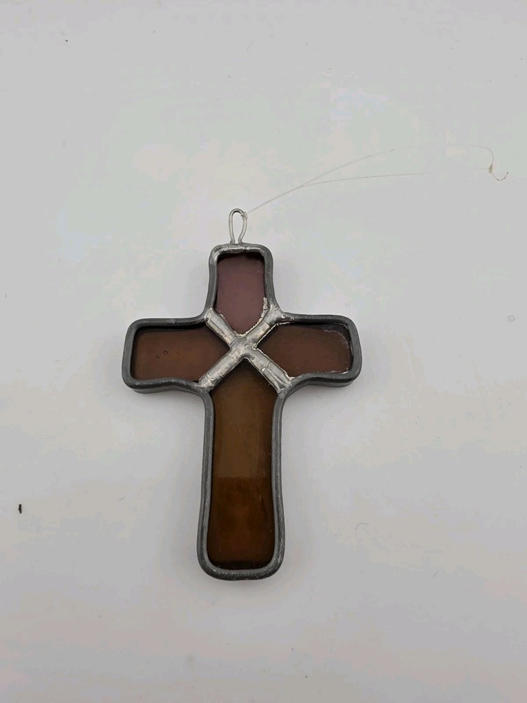 Stain Glass Window Cross