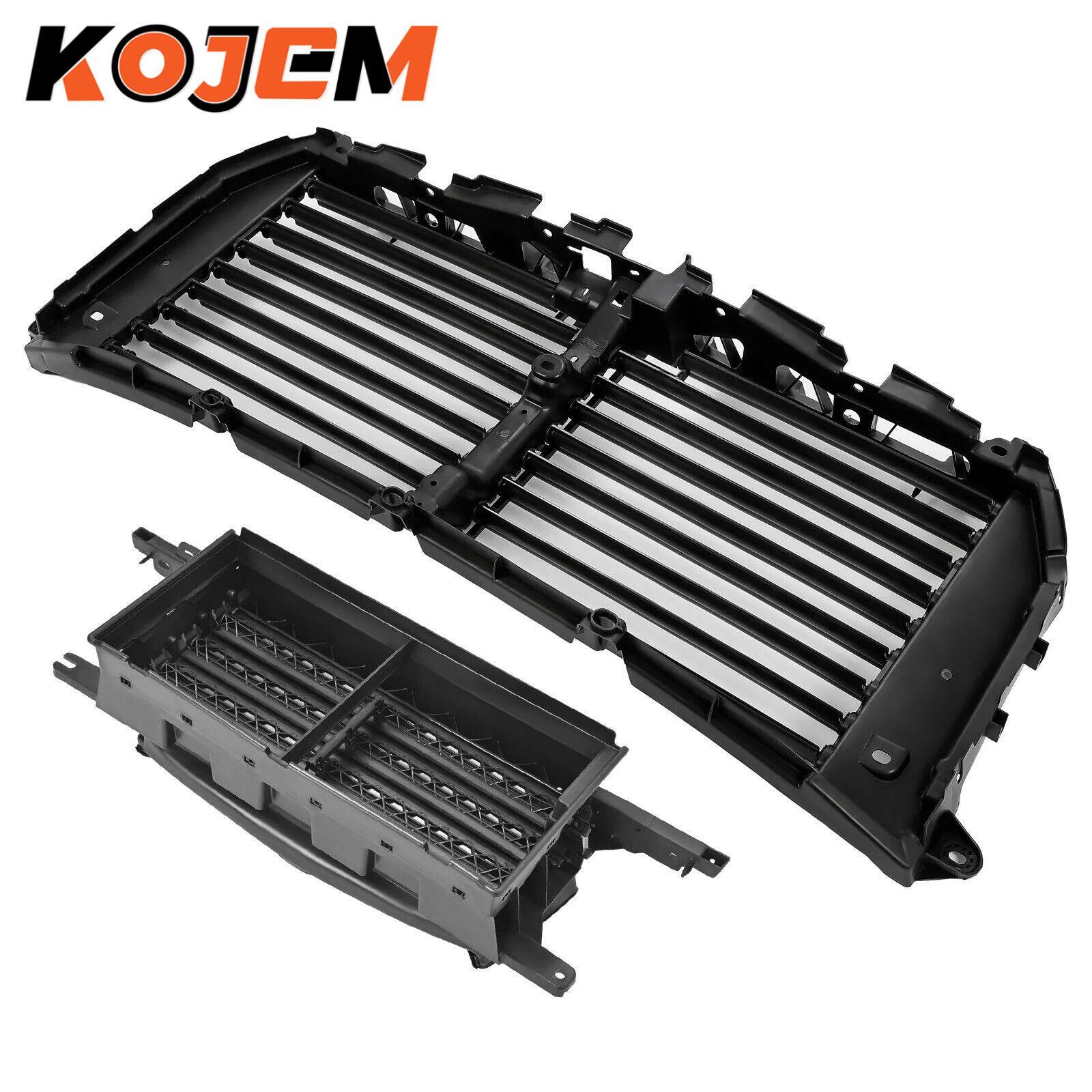 Upper & Lower Radiator Grille Air Shutter Without motor For Ford F150 2015-2017