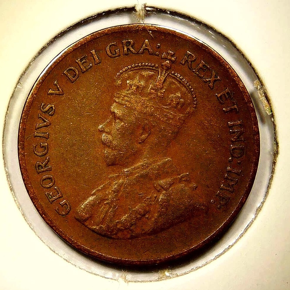 1933 Canada Small Cent King George V