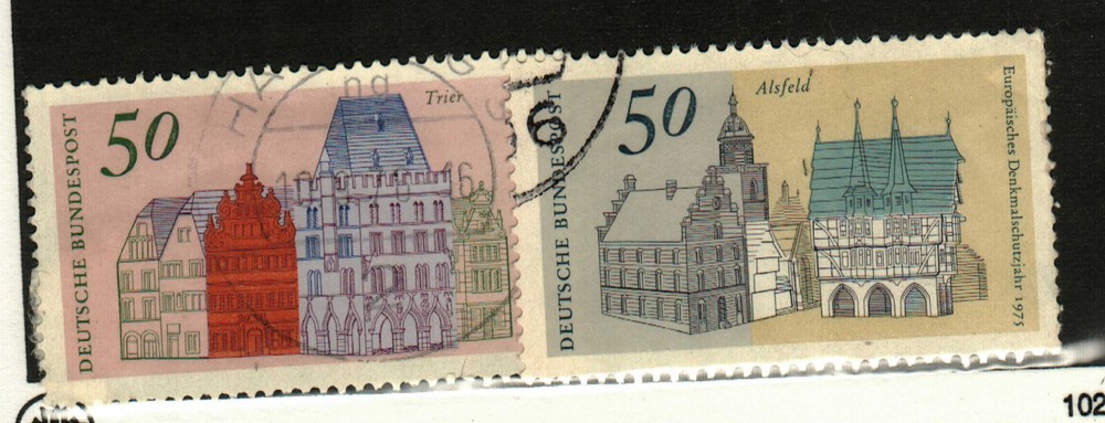 Germany #1197, 1199 used