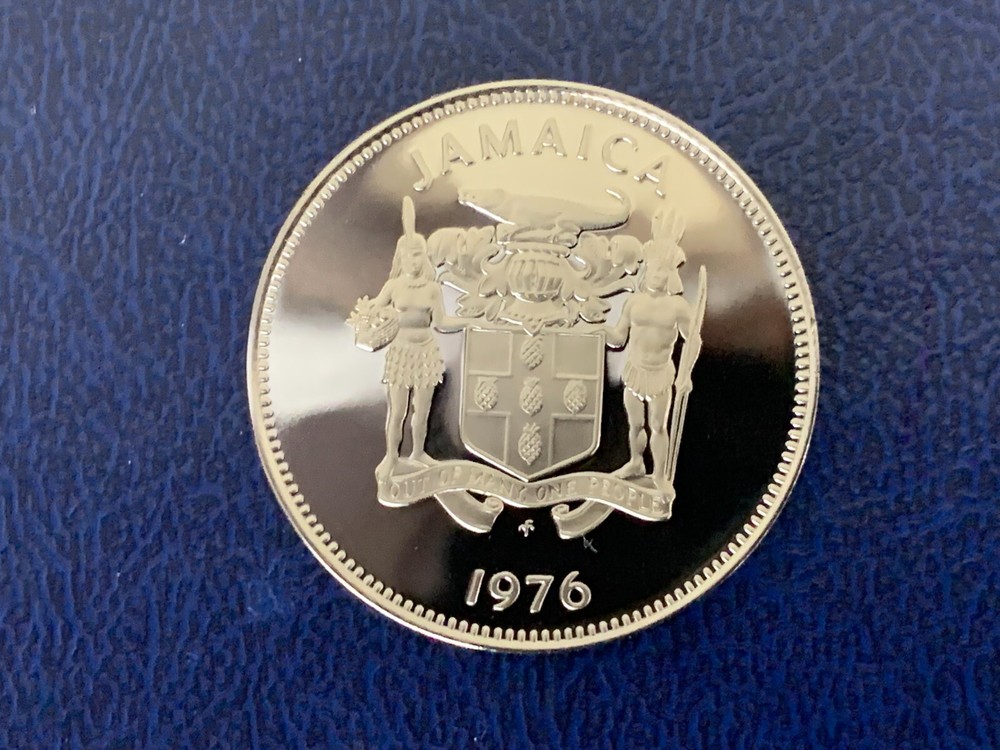 Jamaica 1976 Proof 25 Cent Proof Coin-Uncirculated