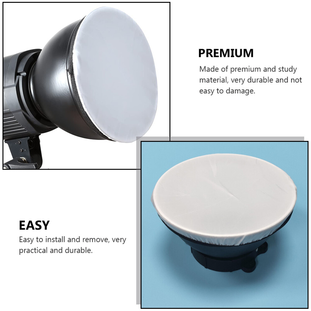 2Pcs Reflector Lamp Shade Diffuser Lamp White Lampshade Diffuser Sock Lamp