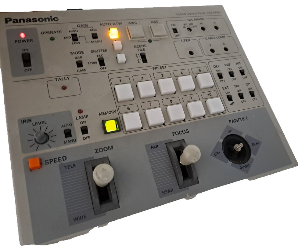 Panasonic AW-RP501 Hybrid Control Panel Camera Controller