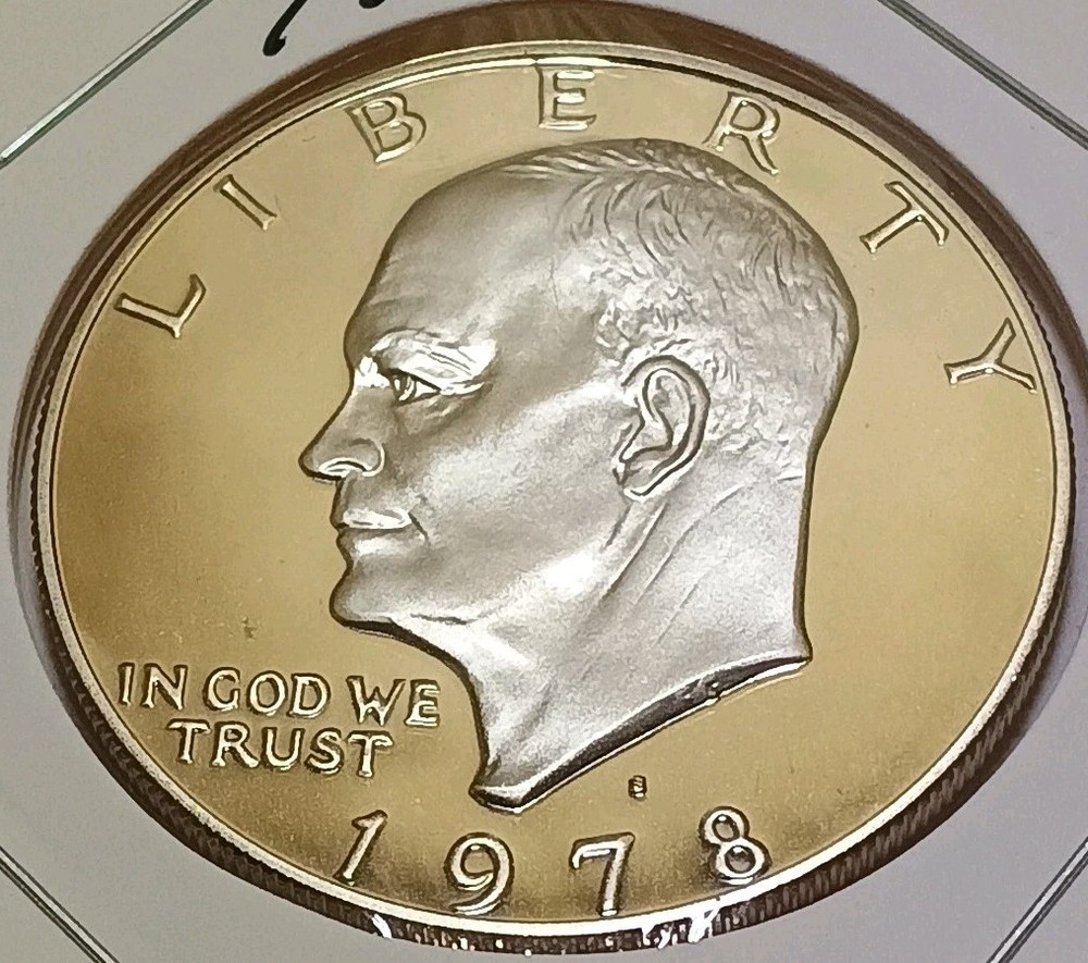 1978 S Eisenhower Gem Proof Clad Dollar