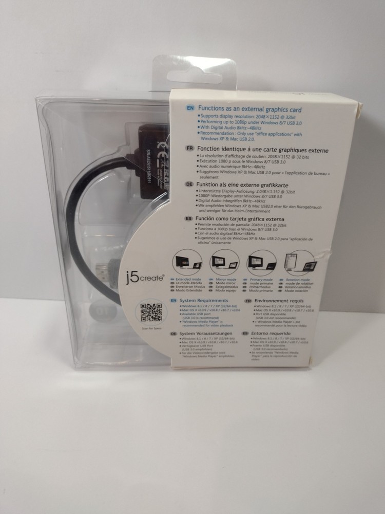 j5create JUA350 USB 3.0 HDMI DVI External Video Capture Adapter