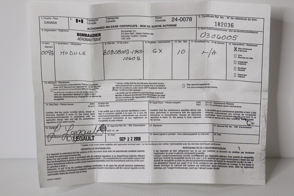 B0808002-1755-10602 Terminal Module (25 Available)