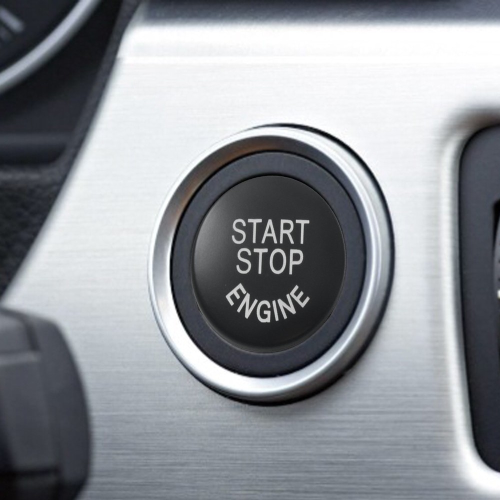 Black Engine Start Stop Switch Button Cover Fit for BMW E60 E70 E83 E84 E90 E92