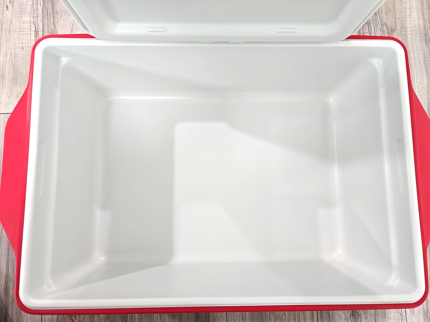 NEW - Coleman PARTY STACKER Red Stackable 24 Beer Soda Can/ Tray Ice Cooler 6225