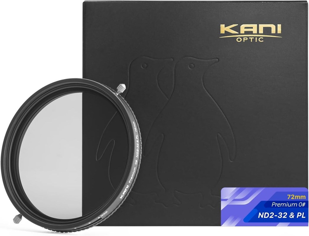 KANI Premium 0# Variable ND2–32 & PL 72mm Filter