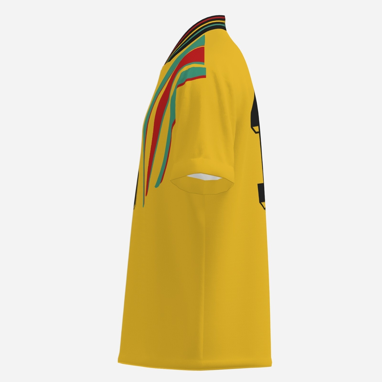 Ghana - football shirt Replica Retro jersey, 1996 home soccer jersey SUBLIMATION