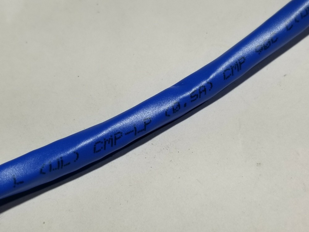 General Cable GenSPEED 6000E 23/4P Cat6E Network Cable CMP-LP Plenum Blue /100ft