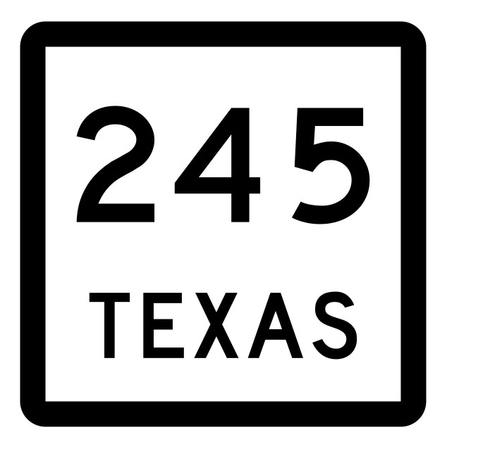 Texas State Highway 245 Sticker Decal