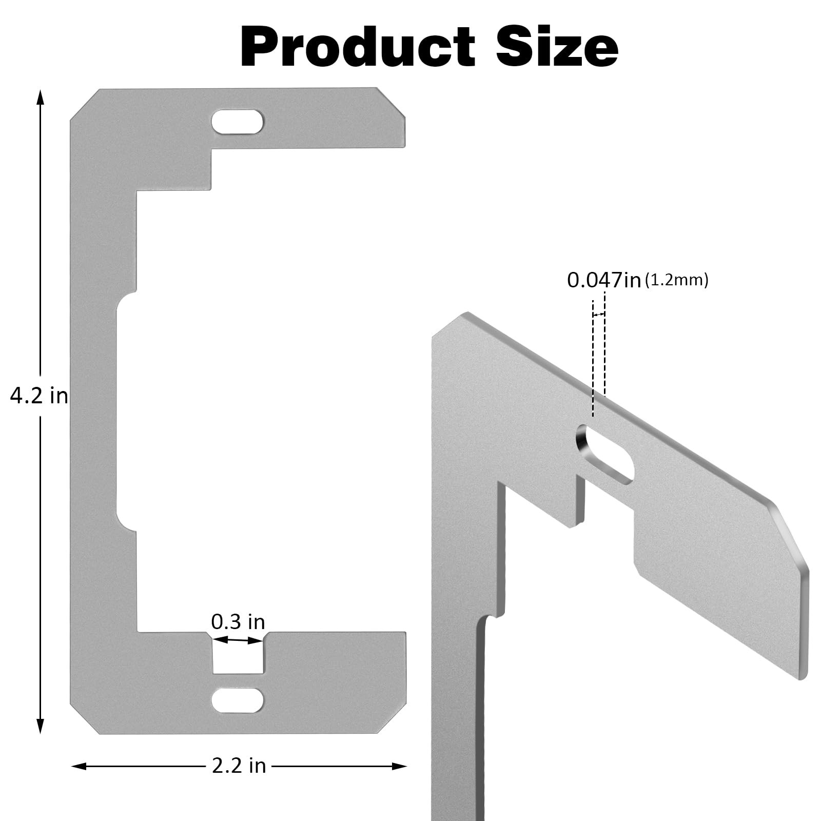 Outlet Spacers Flush Fit Device Leveling Plates for Wall Box Repair 24 Pcs
