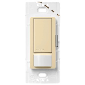 Lutron MS-OPS2-IV Ivory Occupancy Sensor Switch Single-Pole