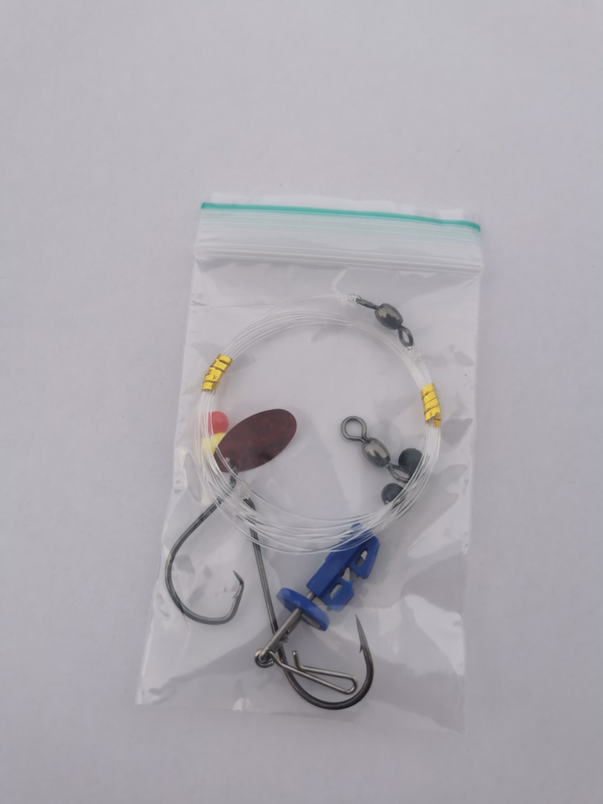 6x Pulley pennel premium winter cod rig Koike Hooks 80lb splashdown style clips