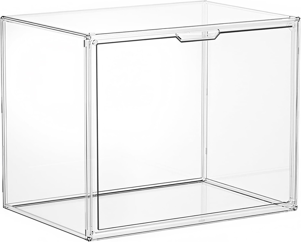 Clear Stackable Storage Bins, Acrylic Display Case, Acrylic Boxes with Lids, ...