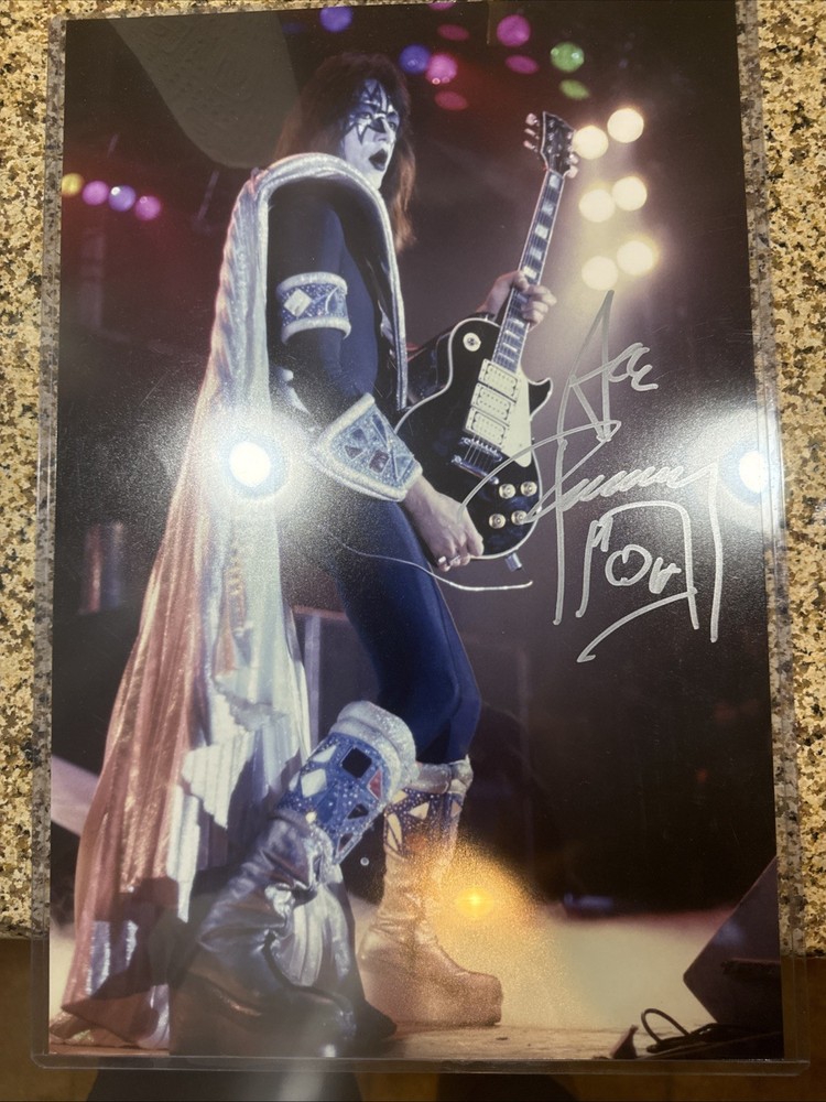 KISS Dynasty Ace Photo originally autographed by Ace Frehley KISS Mini Golf