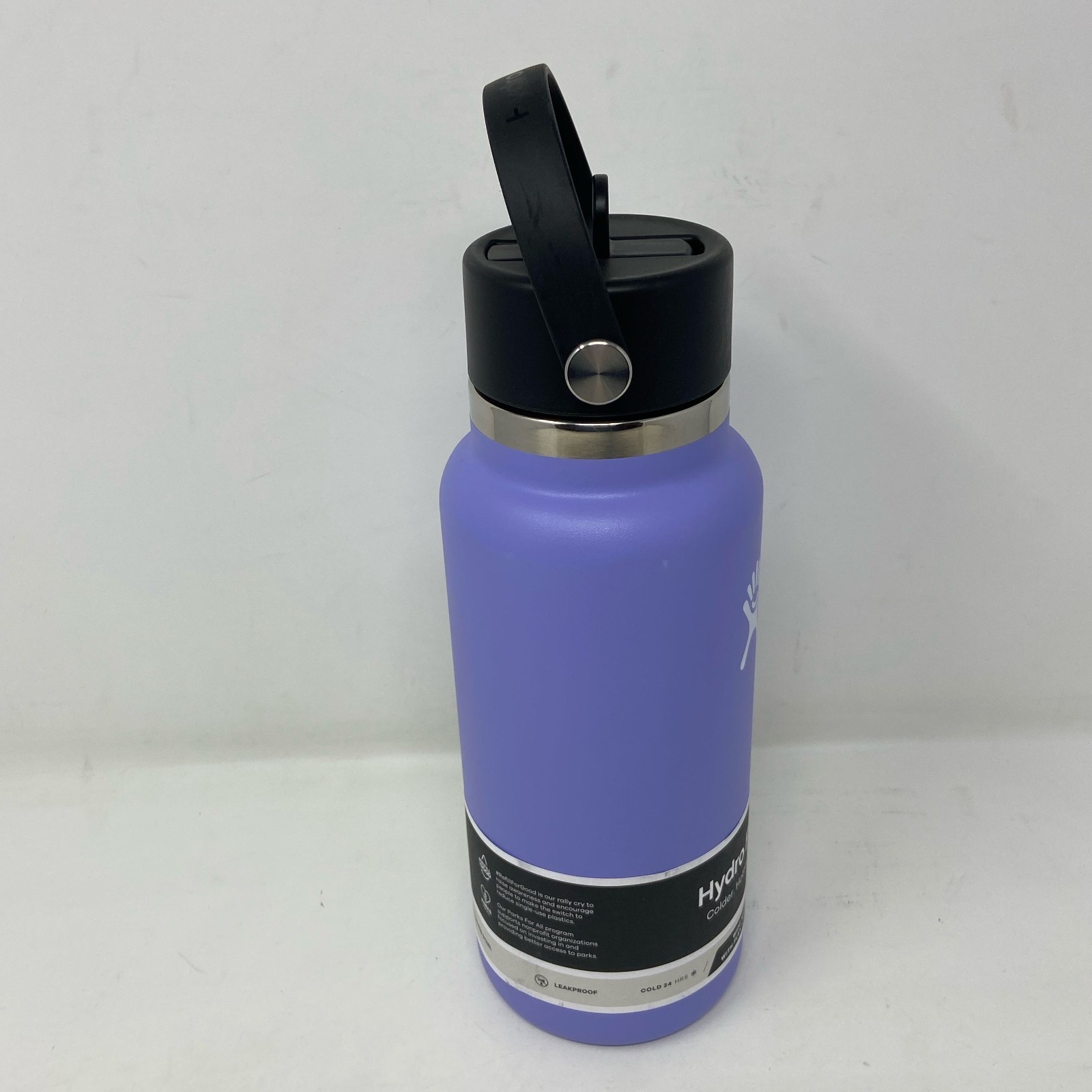 Hydro Flask 32oz Wide Mouth Bottle w/ Flex Straw Cap - Lupine Purple W32BFS474