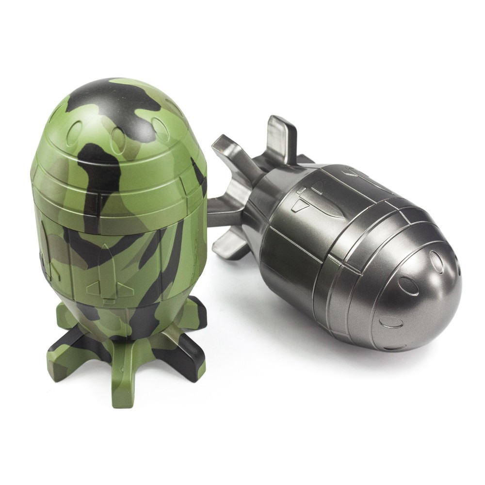 Funny Missile shaped Tobacco Grinder 4 Layer Spice Crusher for Kitchen Novetly