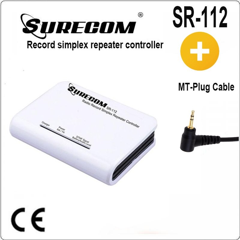 SURECOM SR-112+46-MT Record simplex repeater Controller with Motorola talkabout