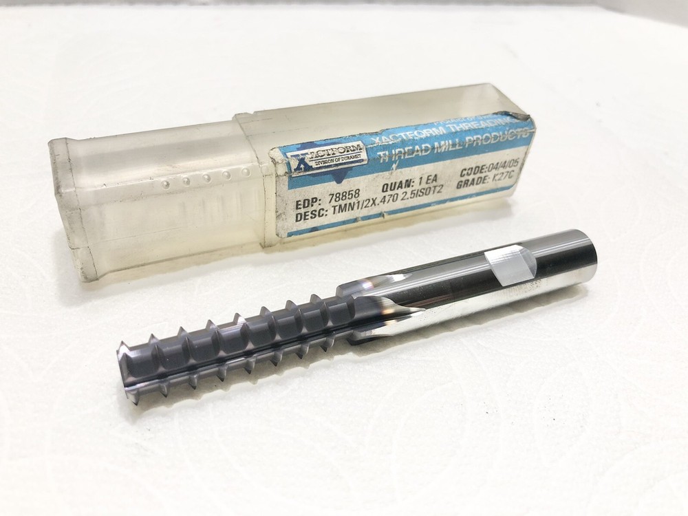 XactForm TMN 1/2 x .470 Solid Carbide Thread Mill 78858
