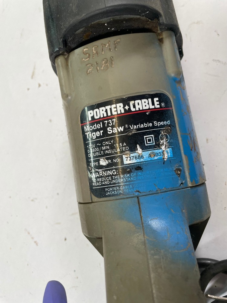 Porter Cable 737 Corded Tiger Saw Variable Speed