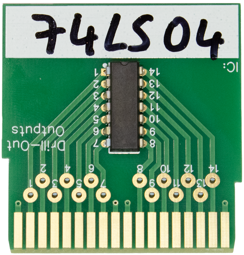 Test Reference IC Card (14-Pin) for HP 10529A Logic Comparator