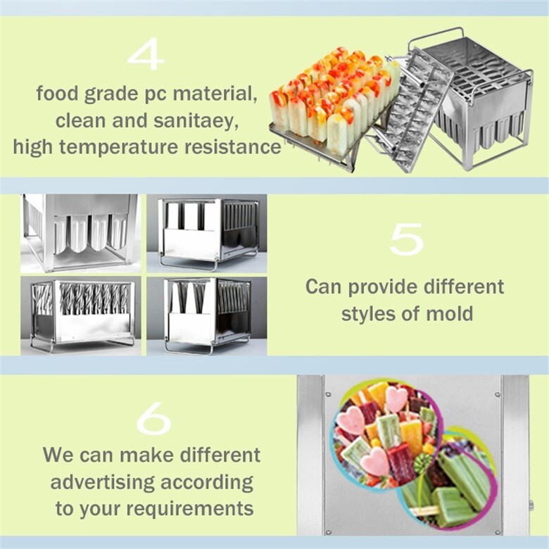 Kolice Commercial Single Mold set ice pop Machine,ice popsicles Making Machine