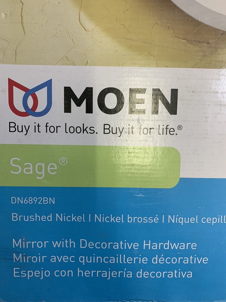 Moen DN6892BN Sage Brushed Nickel Mirror