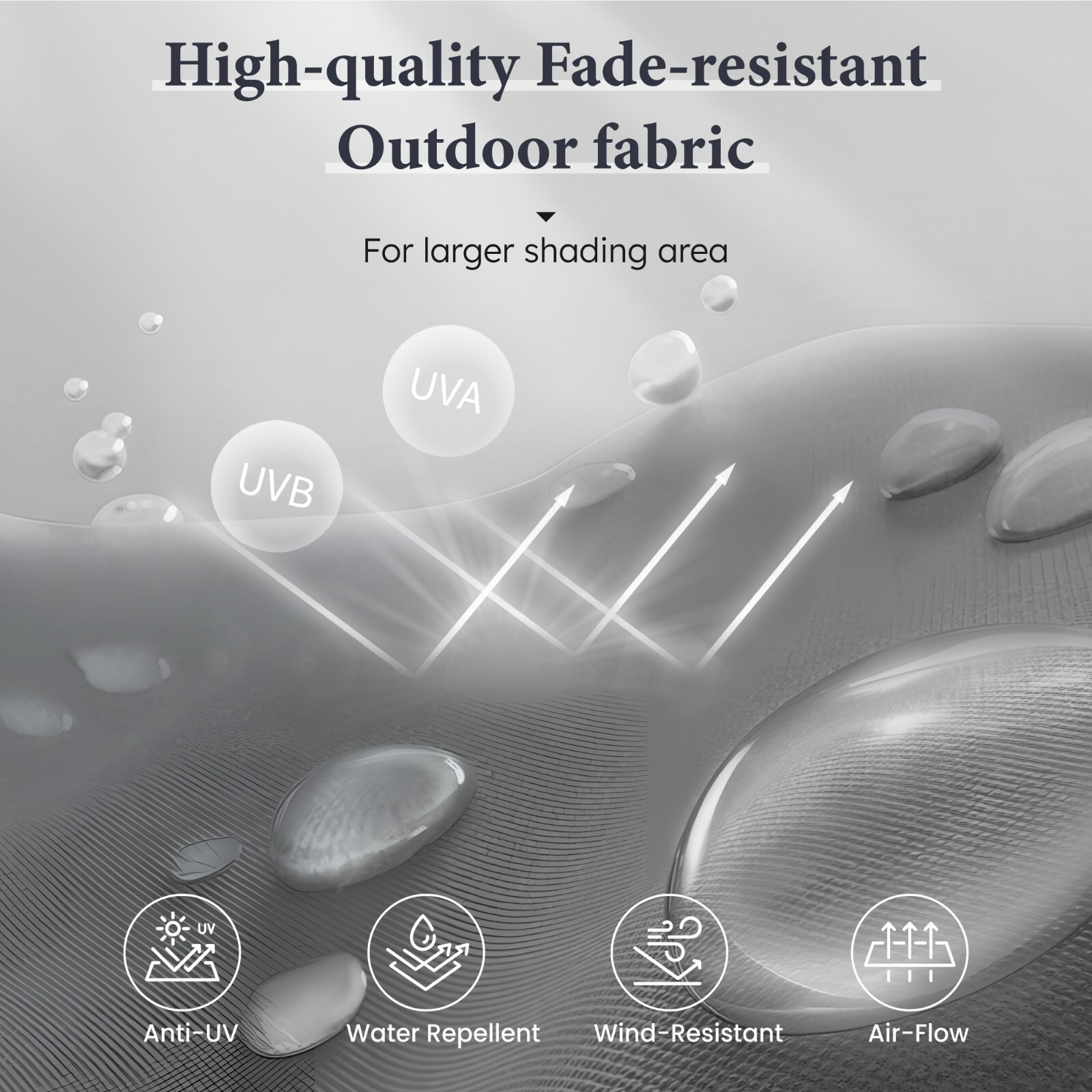 9'x 12' Cantilever Patio Umbrella Outdoor Double Top Large Umbrella with Base