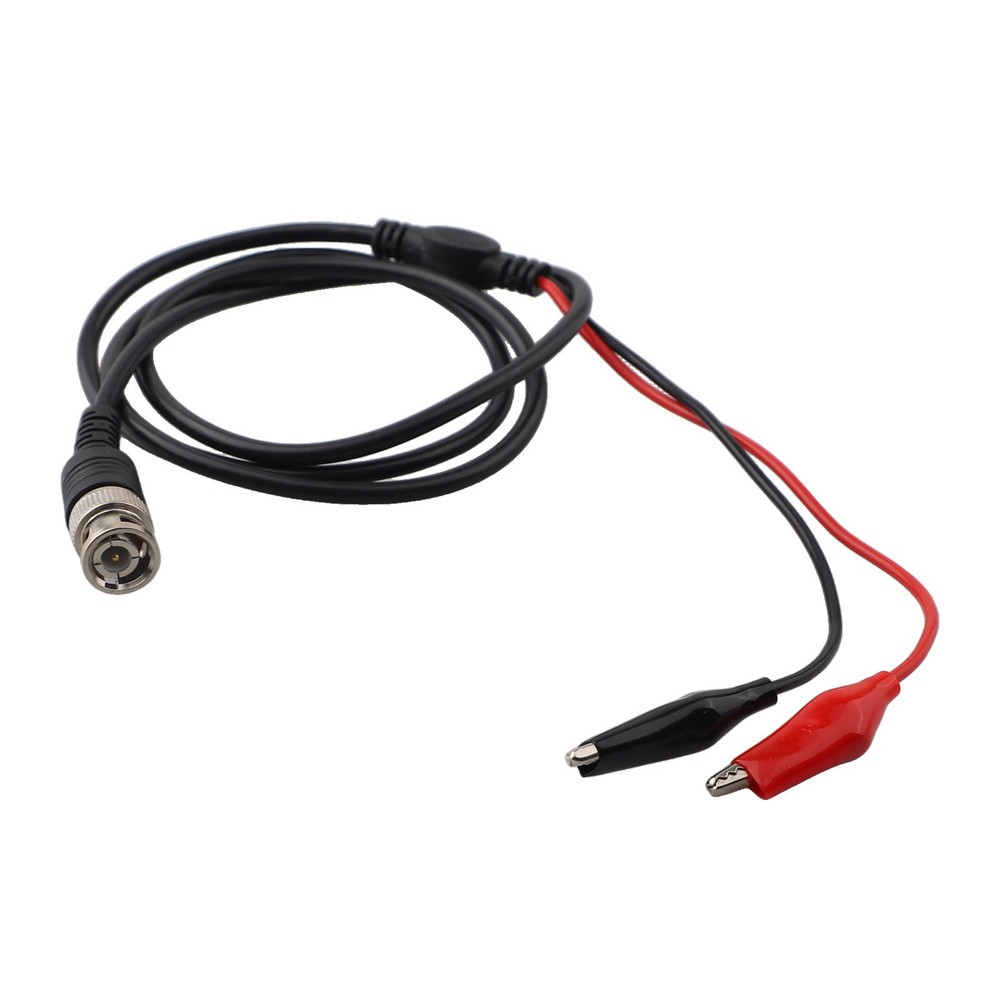 Crocodile Clip Adapter Set with BNC Connector for Laboratory Testing Needs