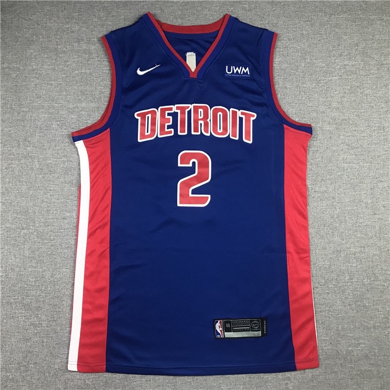 Detroit Cade Cunningham #2 Basketball Fan Edition Jersey Adult Sizes S-2XL