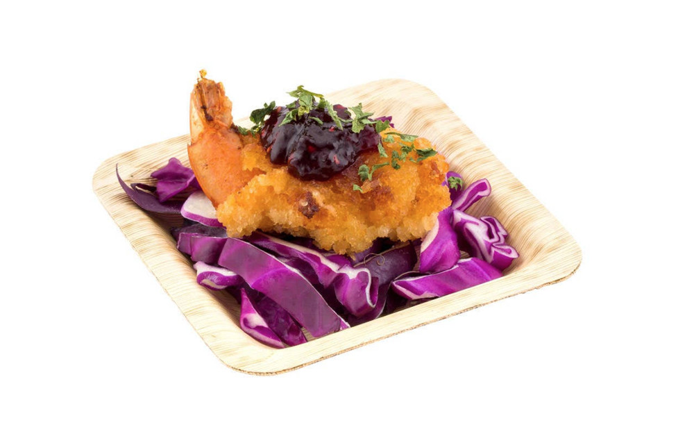 Restaurantware Bamboo Leaf Plate Small 3.6" 100 Count Box