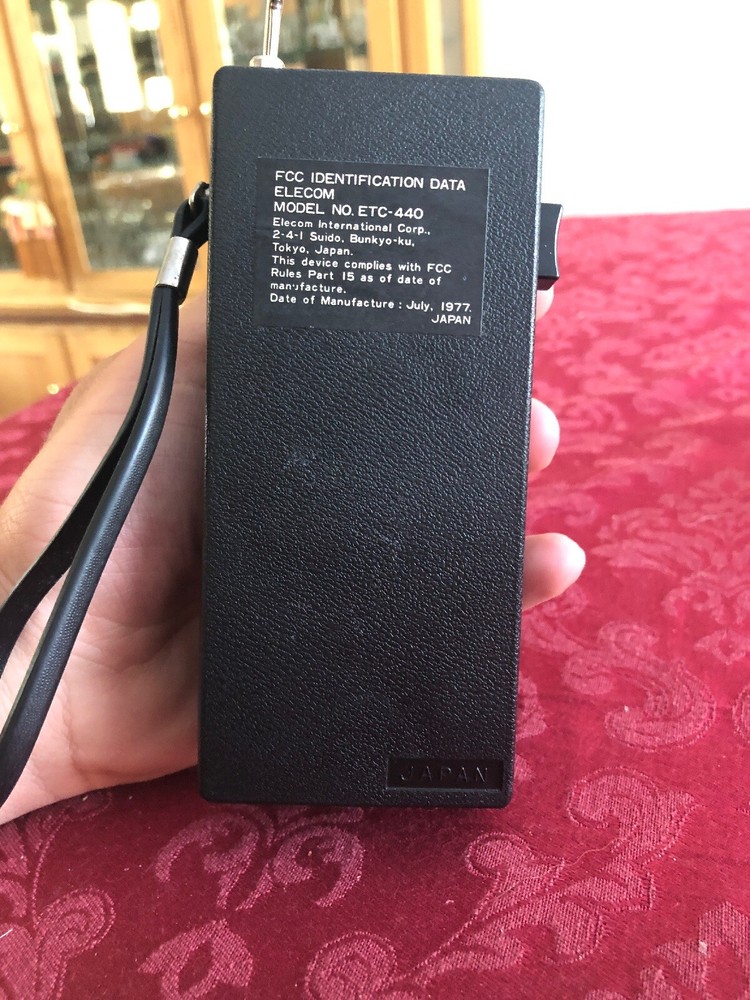 Vintage Japan ETC-440 1977 Elecom Morse Code Transceiver