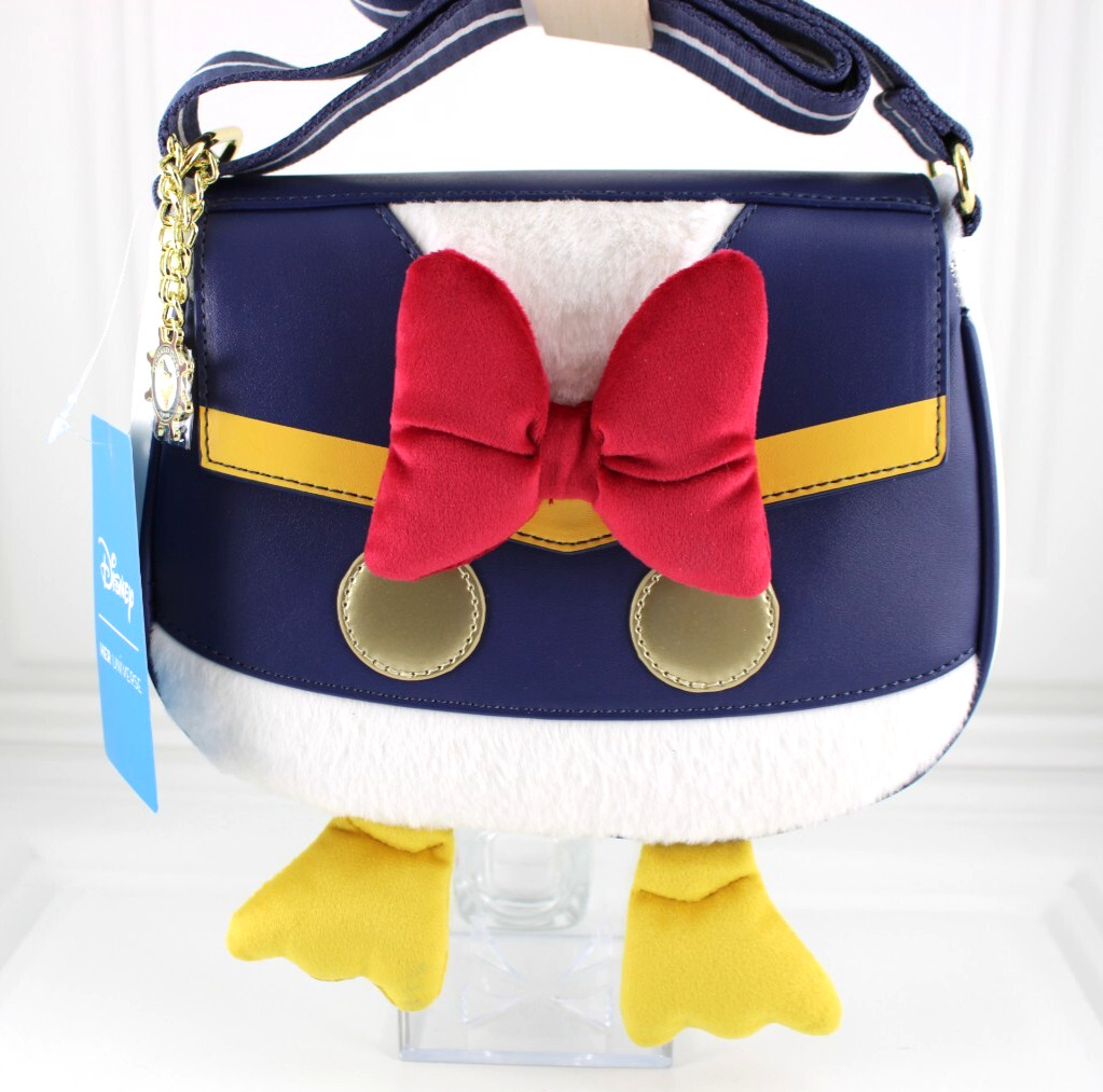 Disney Donald Duck Figural Crossbody Bag Her Universe Faux Leather New 2024