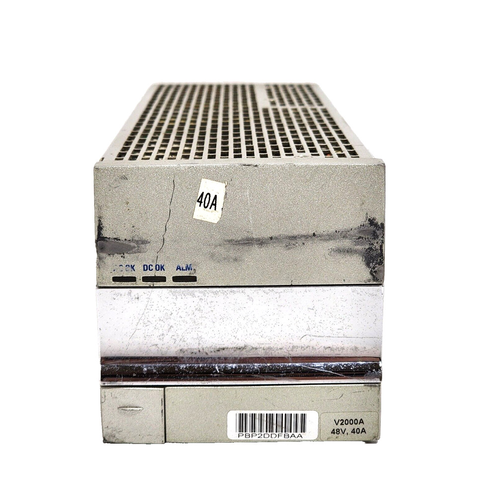ELTEK VALERE V2000A Power Rectifier PBP2DDFBAA 48V 40A USED.
