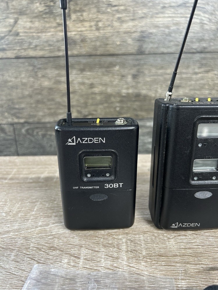 Azden 320 Series Wireless Microphone System 320UPR 30BT Set #1877