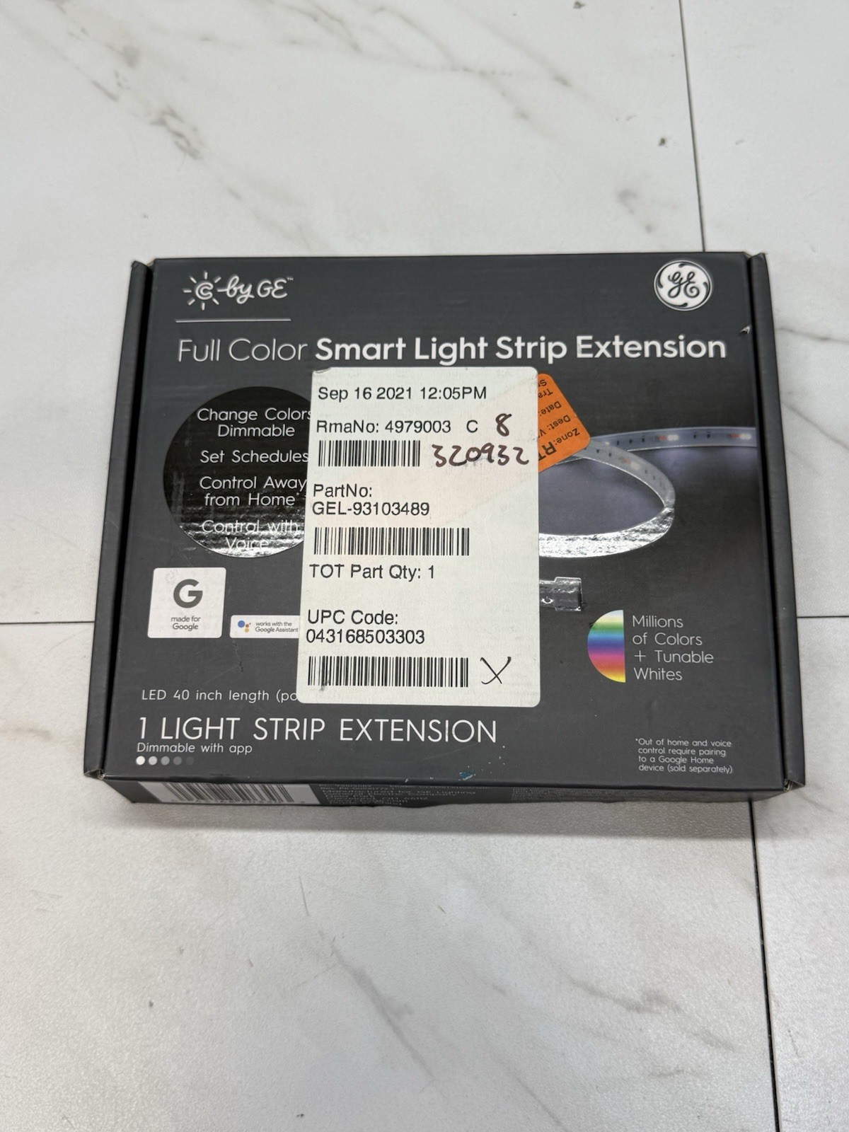 GE Cync LED Full Color Smart Light Strip Extension – 40" Indoor – BRAND NEW