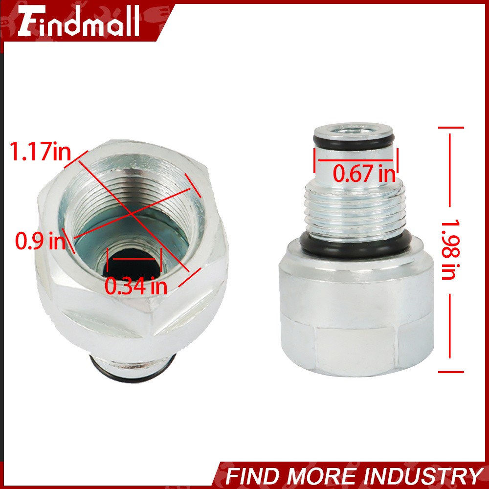 Findmall 2 Spool Hydraulic Control Valve Double Acting 13 GPM +Conversion Plug