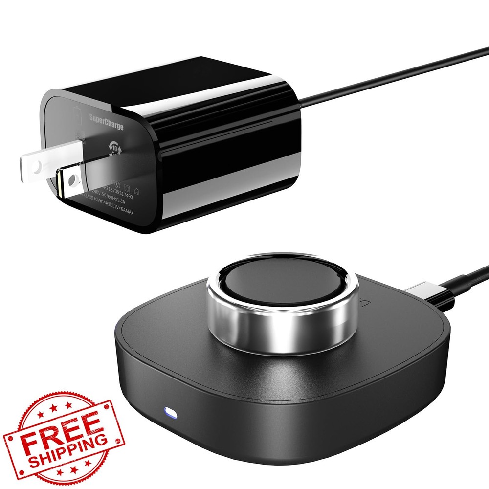 Oura Ring Gen4 10 Black Charger USB-C