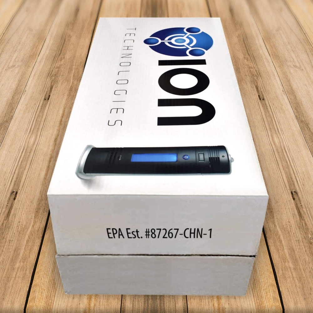 B-1000 Permanent Filter Ionic Air Purifier Pro Ionizer with UV-C, (Black)