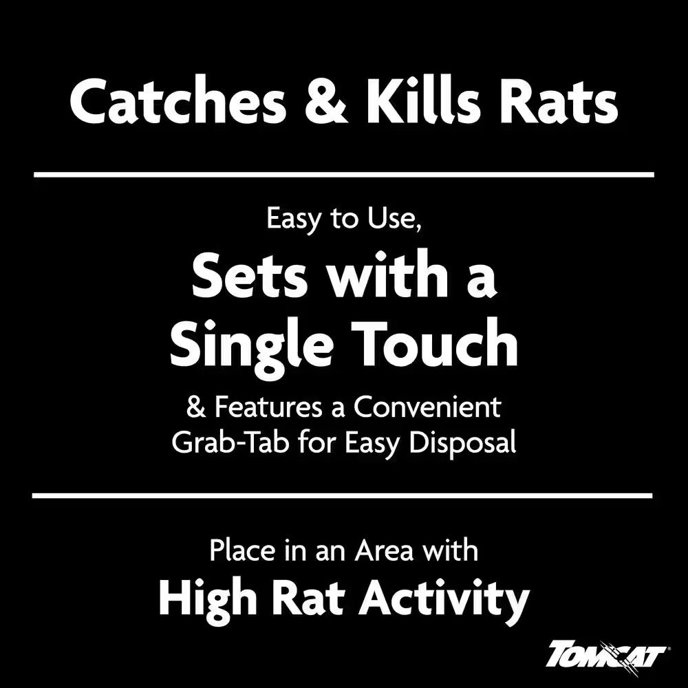 Secure-Kill Rat Trap, Features Aggressive Secure Catch Design to Trap and Kill,