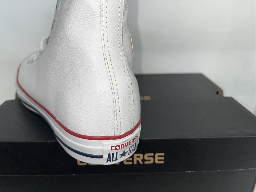 Converse All Stars White Hi Leather
