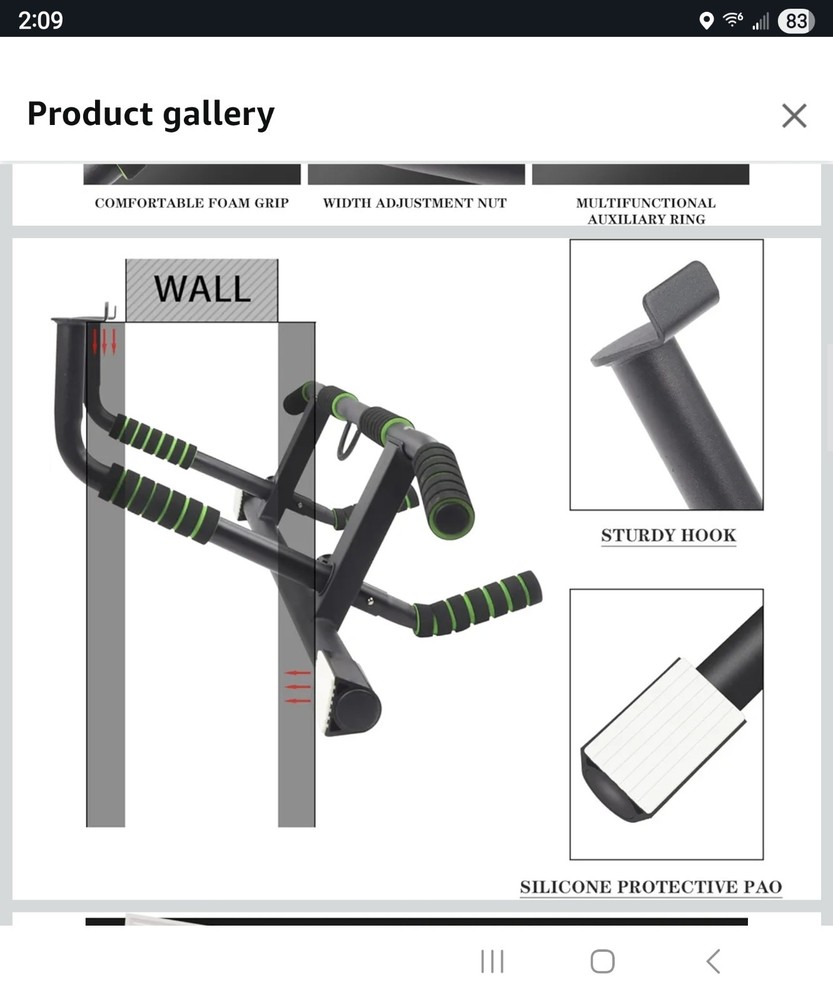 Multi-Functional Doorway Pull-Up Bar - Perfect for Various Exercises & Training
