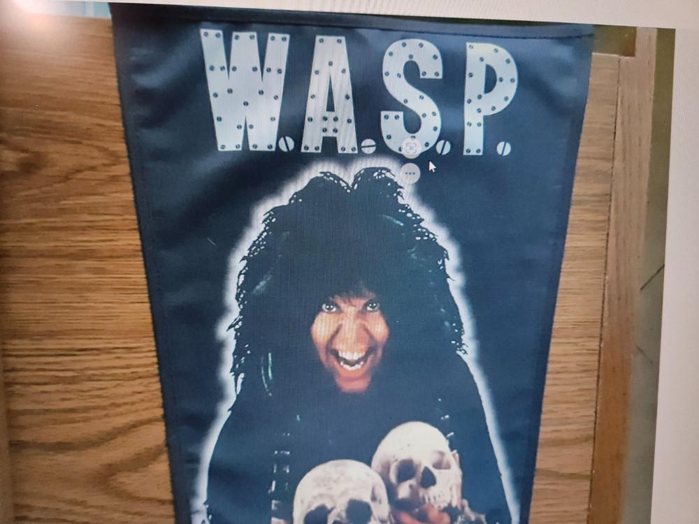 W.A.S.P, SEW ON SUBLIMATED LARGE BACK PATCH