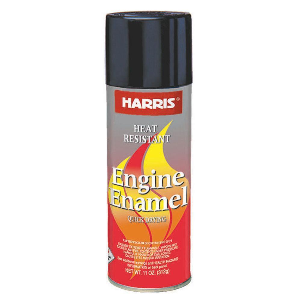 Matte Black Harris Heat Resistant Engine Enamel Motor Engine Spray Paint