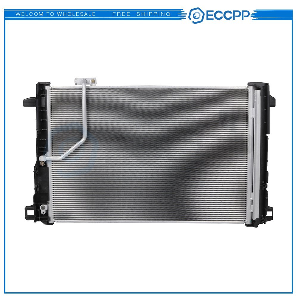 AC Condenser A/C Air Conditioning For Mercedes-Benz C250 C300 C350 E250 3760